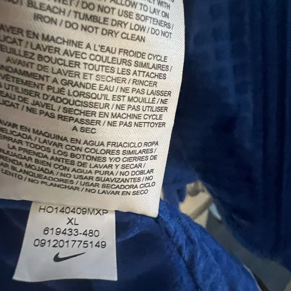 Nike Dri-Fit Running Men’s Jacket Sz XL Full Zip Training Athletic Wear  Blue - Picture 9 of 10